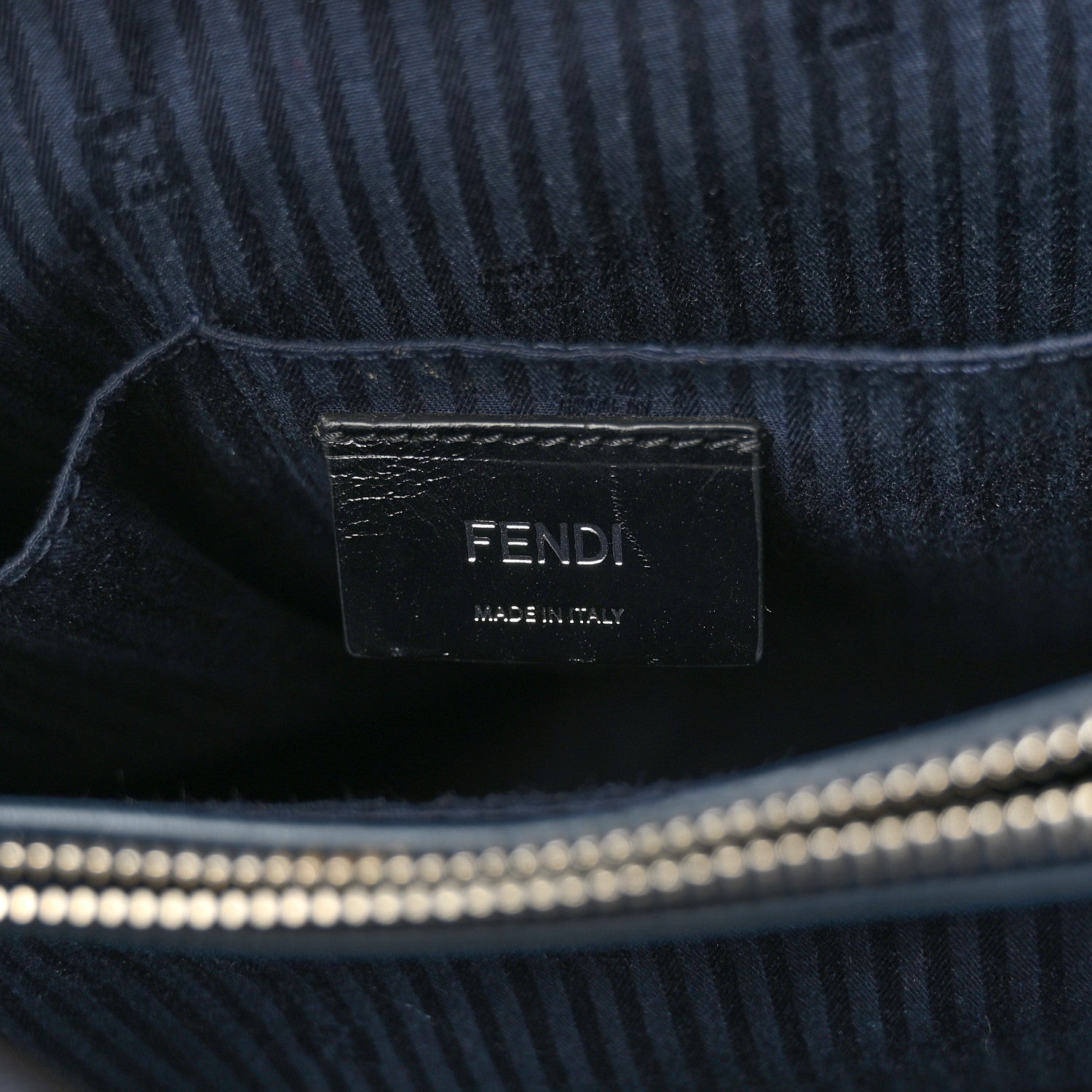 Fendi Vitello Elite Colorblock Regular 2Jours Tote Lavagna Lago Oceano 6 of 11