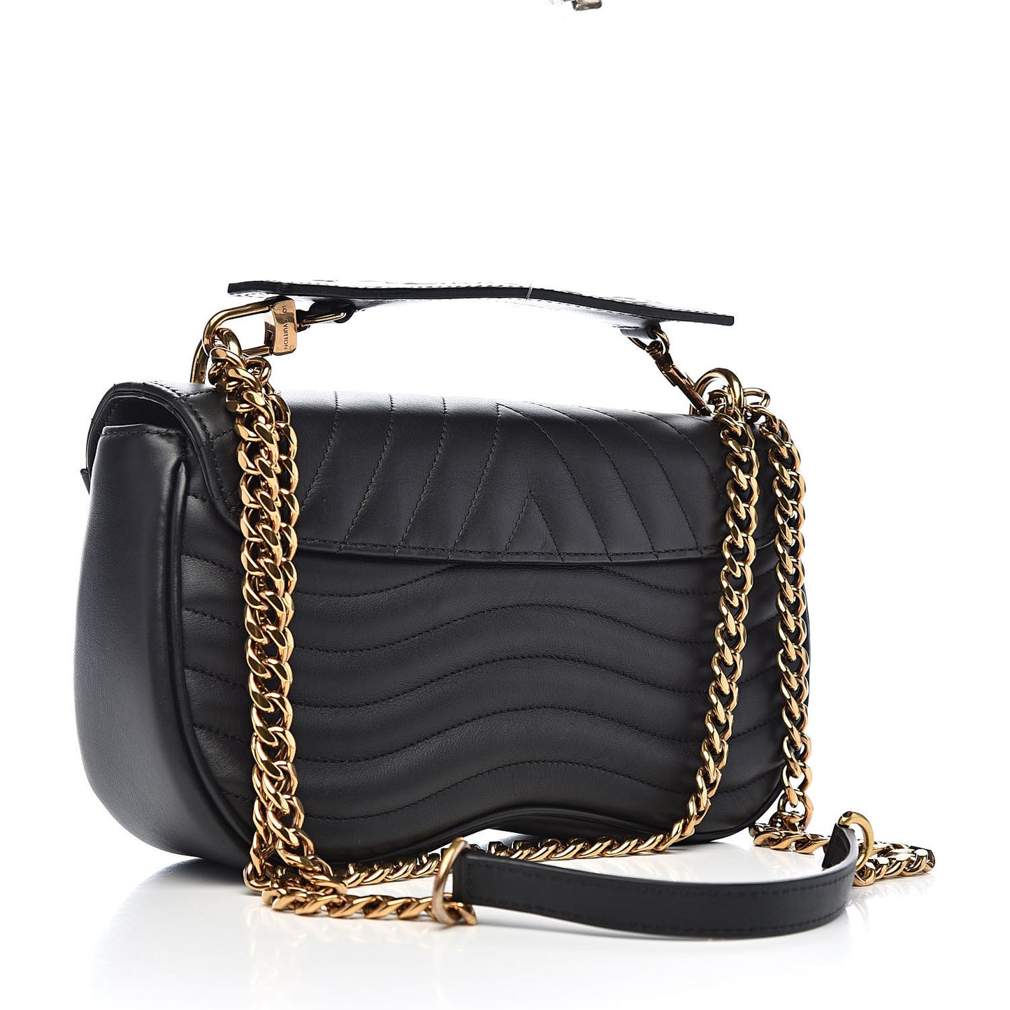 Calfskin New Wave Chain MM Black
