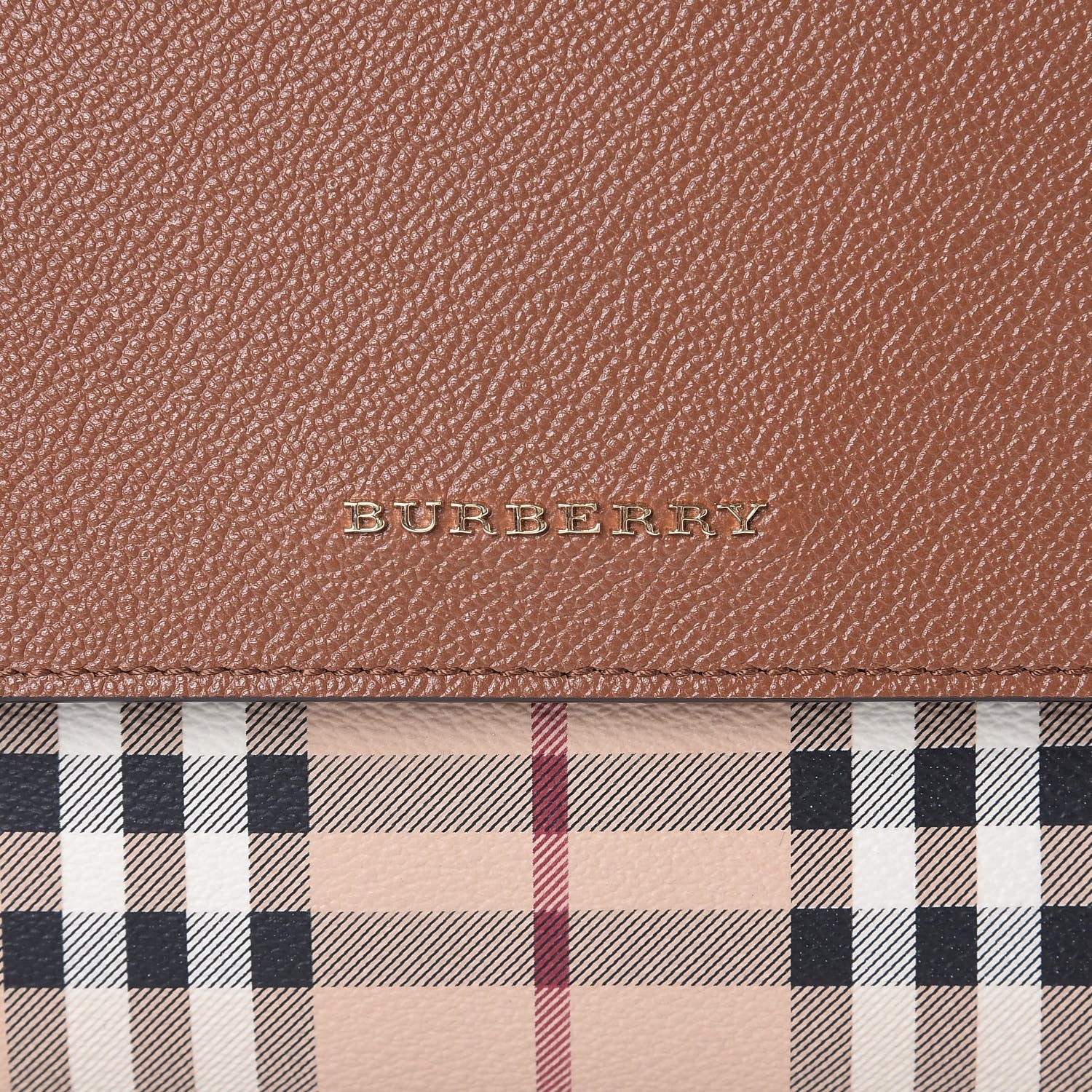Burberry Haymarket Check Small Loxley Crossbody Bright Toffee 10 of 11