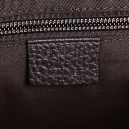 Gucci Monogram Flap Messenger Bag Beige Dark Brown 6 of 7