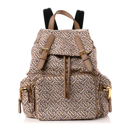 Burberry Nylon Monogram Medium Rucksack Backpack Blush 1 of 11