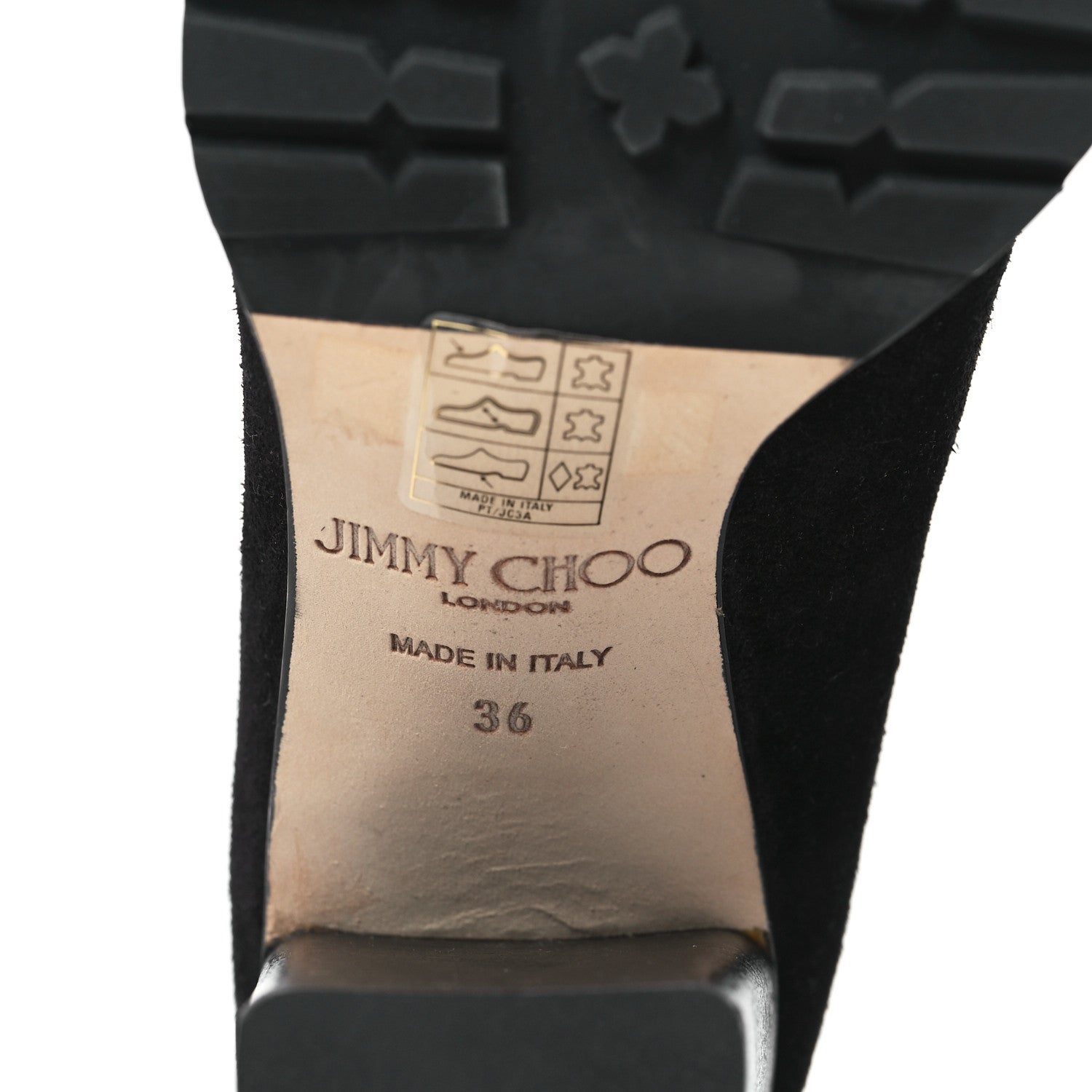 Jimmy Choo Suede Brayden 95 Ankle Boots 36 Black 6 of 7