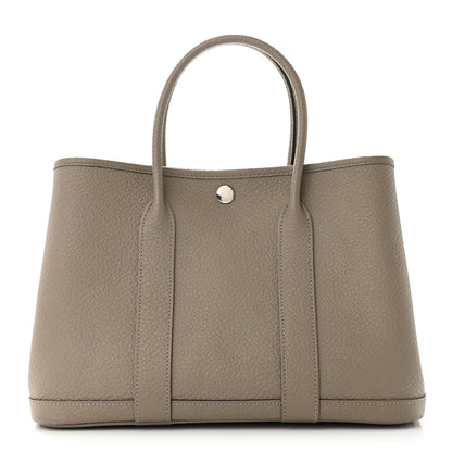 Hermes Vache Country Garden Party 30 TPM Gris Asphalte 1 of 11