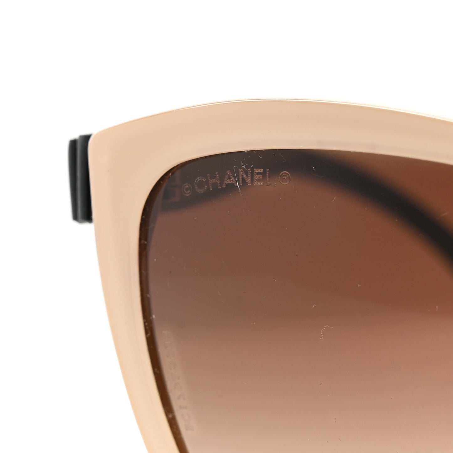 Butterfly Charms Sunglasses 5281-Q Beige Black