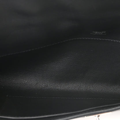 Hermes Swift Kelly Cut Clutch Pochette Black 4 of 9