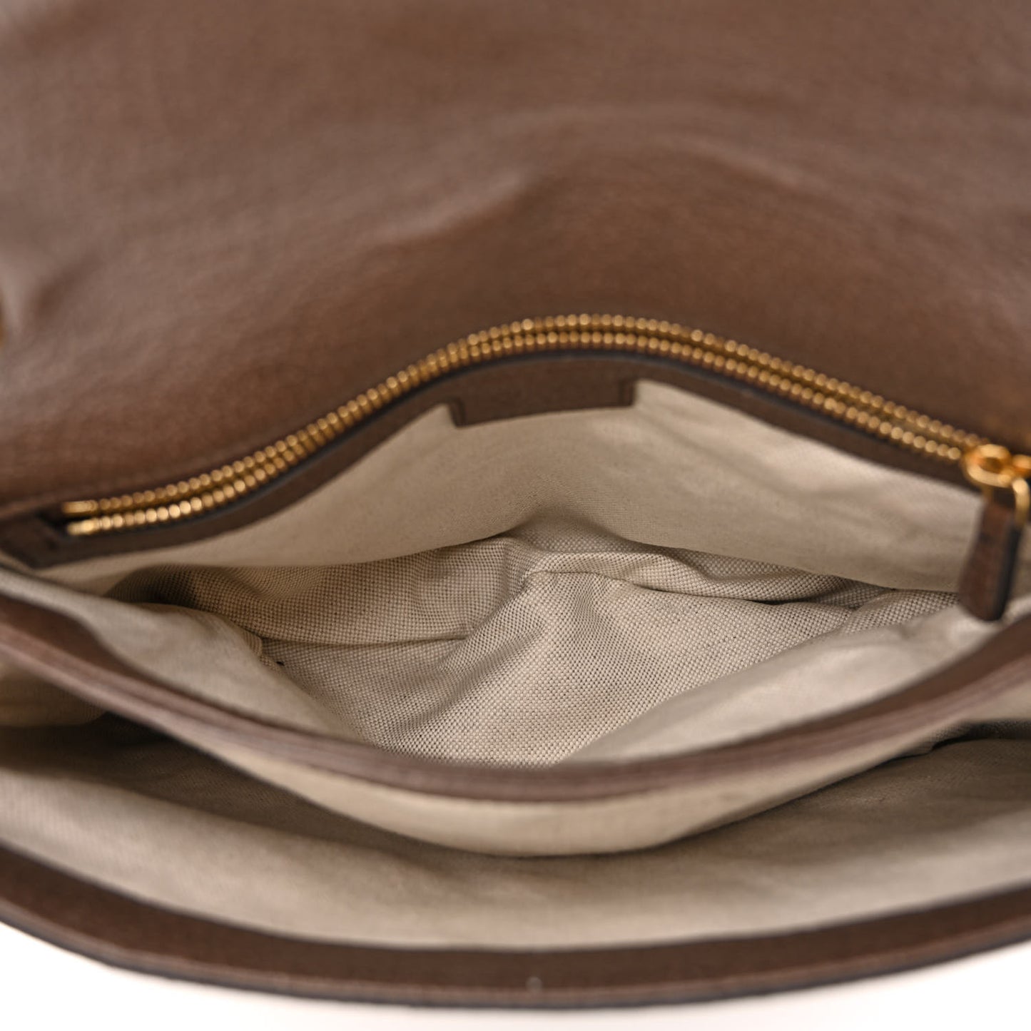 GG Supreme Monogram Textured Dollar Calfskin Web Medium Blondie Shoulder Flap Bag Beige Ebony New Acero