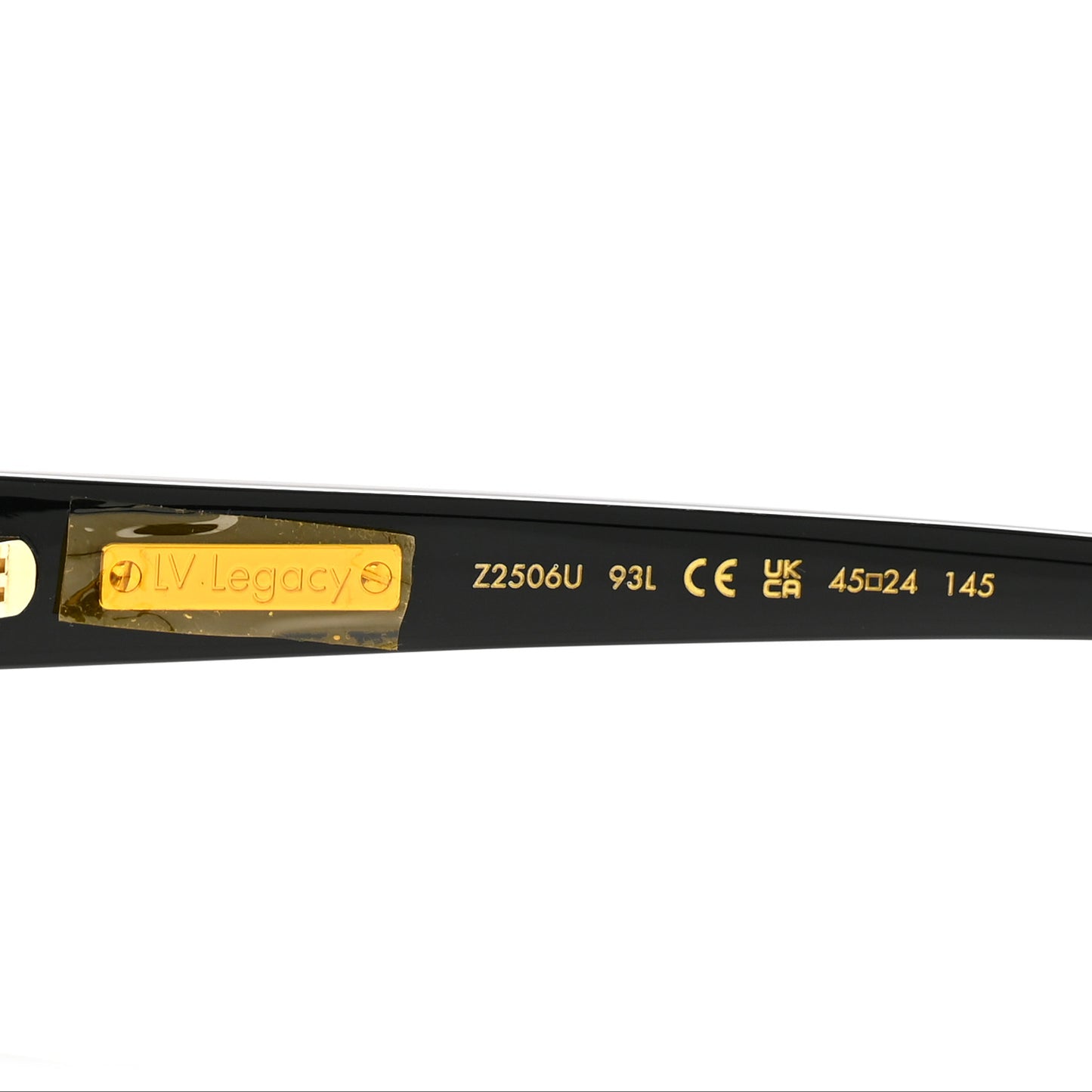 Acetate LV Legacy Round Sunglasses Z2506U Black