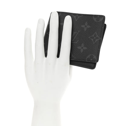 Louis Vuitton Monogram Eclipse Slender Wallet 2 of 9