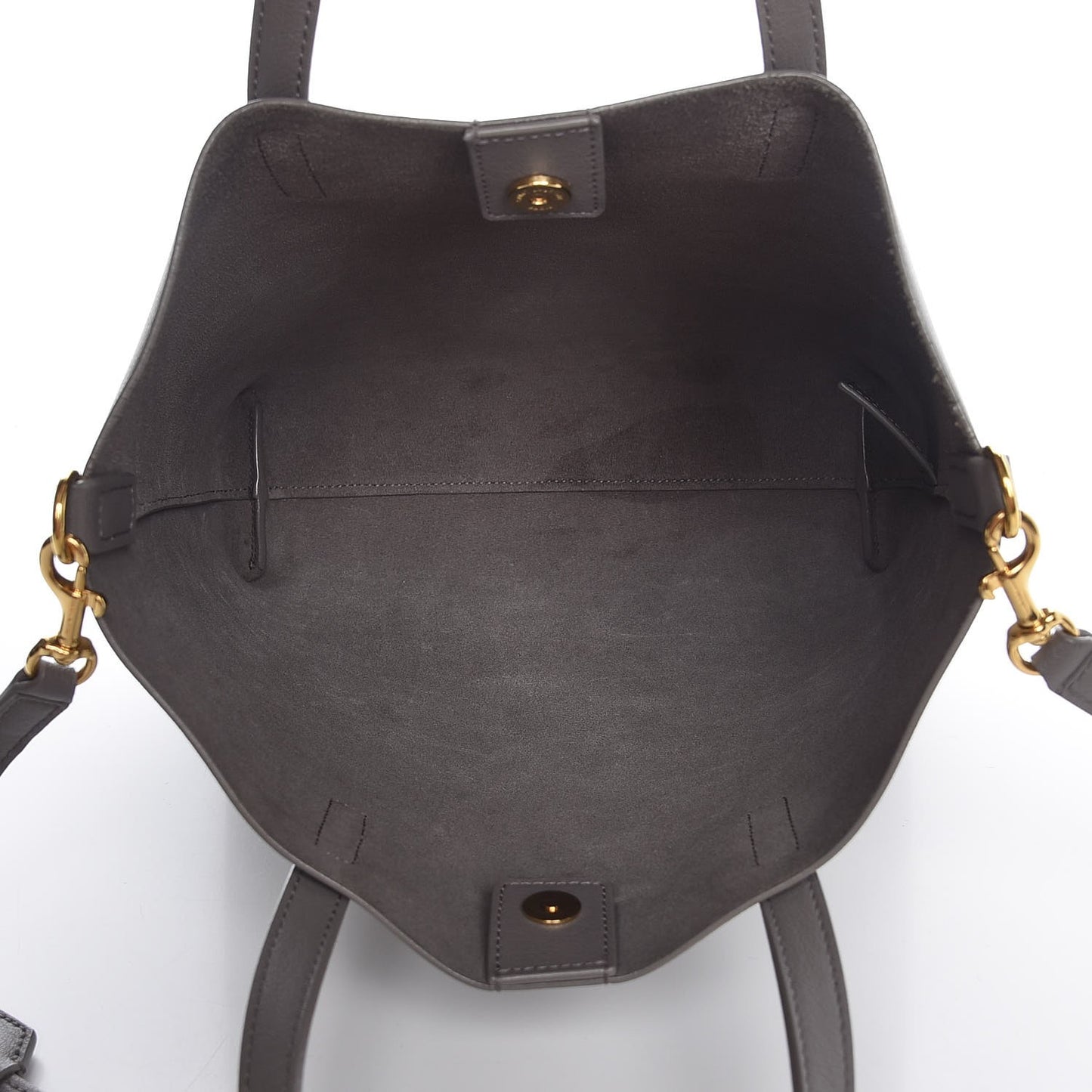 Calfskin Toy Shopping Tote Light Grey