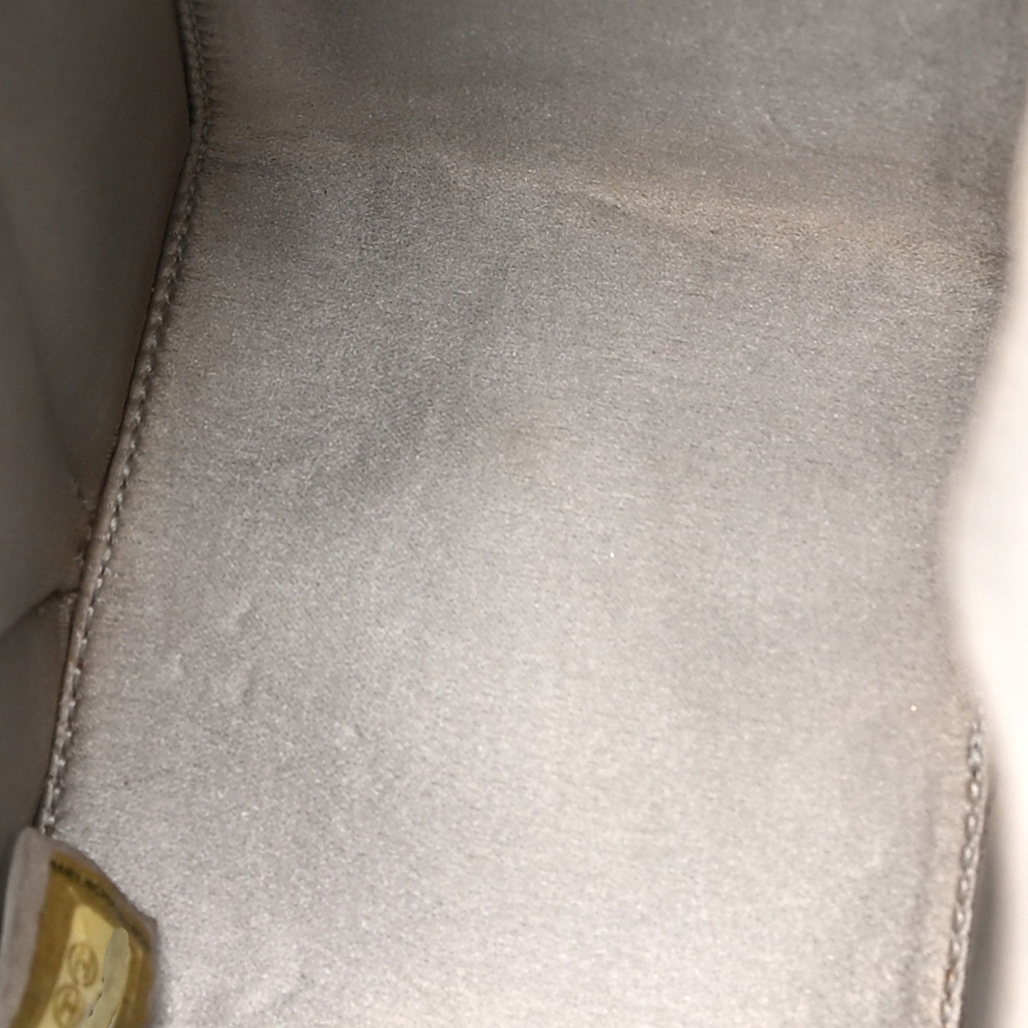 Chanel Metallic Goatskin Lait de Coco Milk Carton Bag Silver 5 of 10