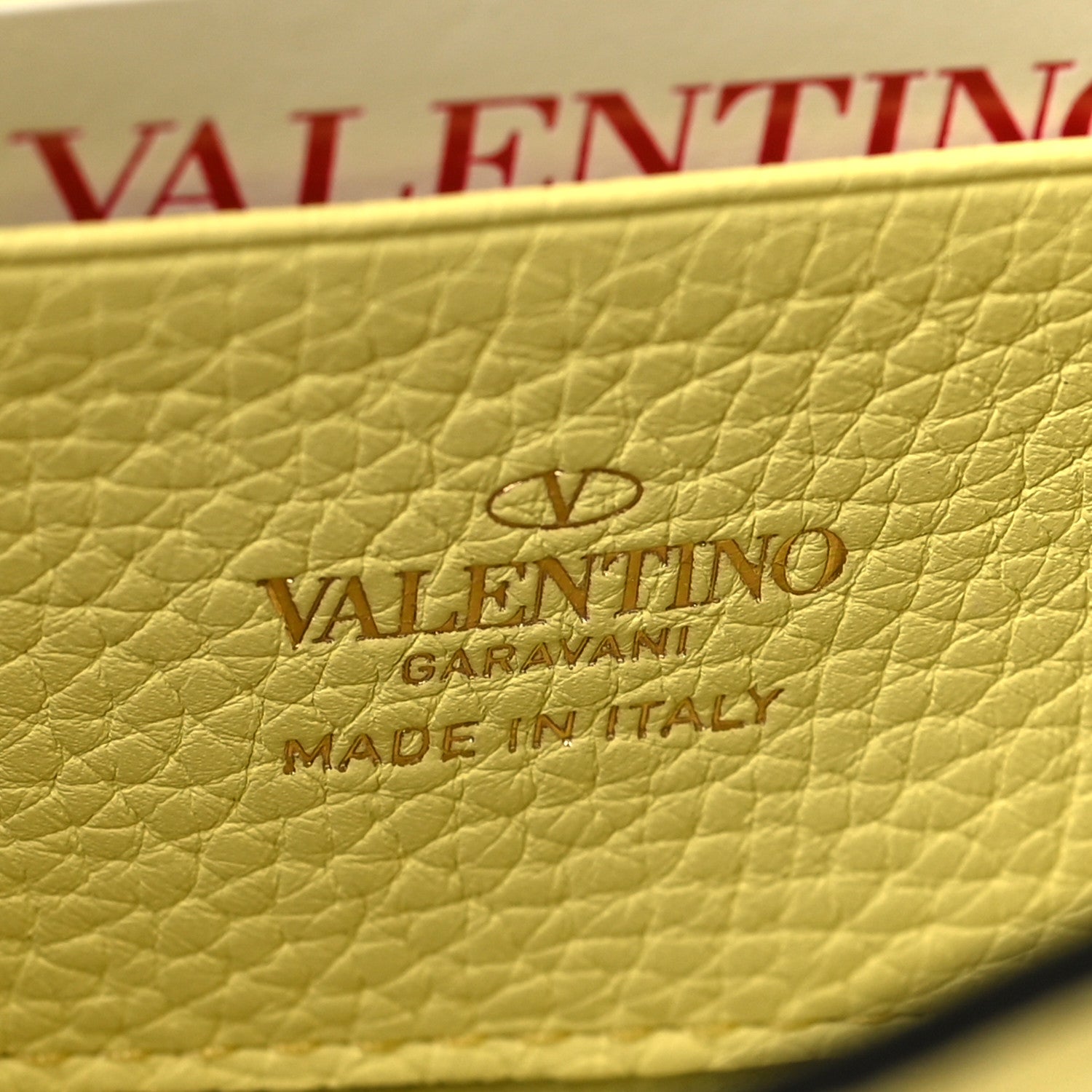 Valentino Garavani Grainy Calfskin Rockstud Crossbody Pouch Lime Sorbet 5 of 8