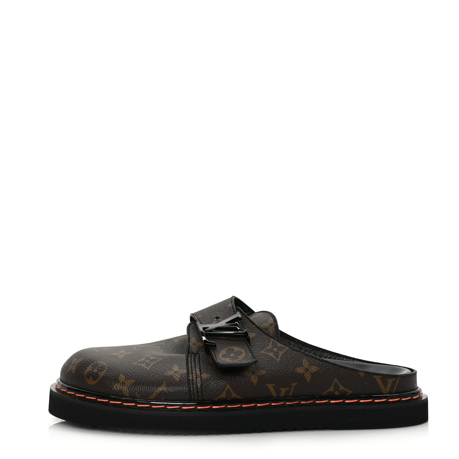 Louis Vuitton Monogram LV Easy Mule Mens 7 Black 1 of 7