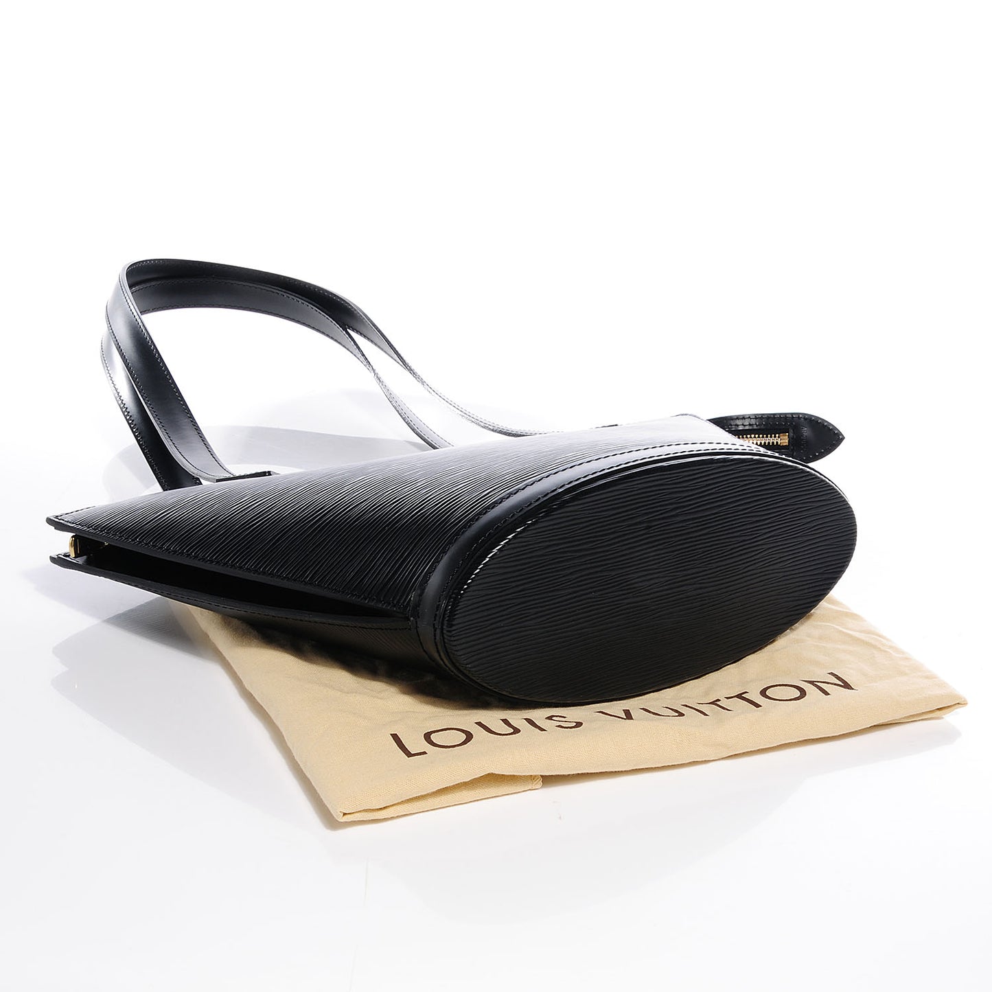 Epi Saint Jacques PM Long Straps Black
