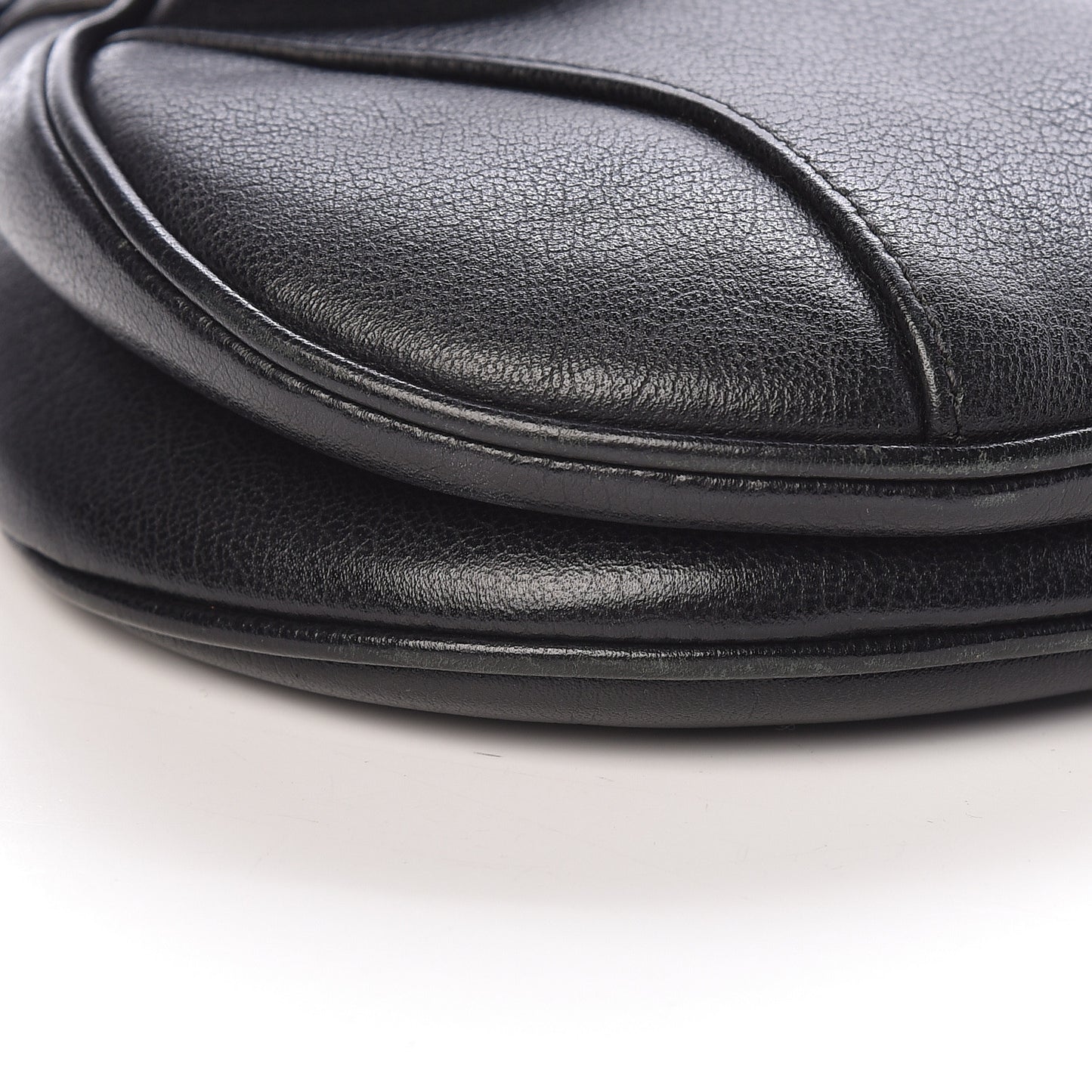 Calfskin Saddle Bag Black
