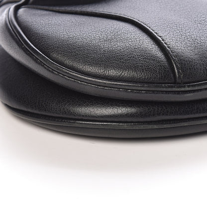 Christian Dior Calfskin Saddle Bag Black 9 of 10
