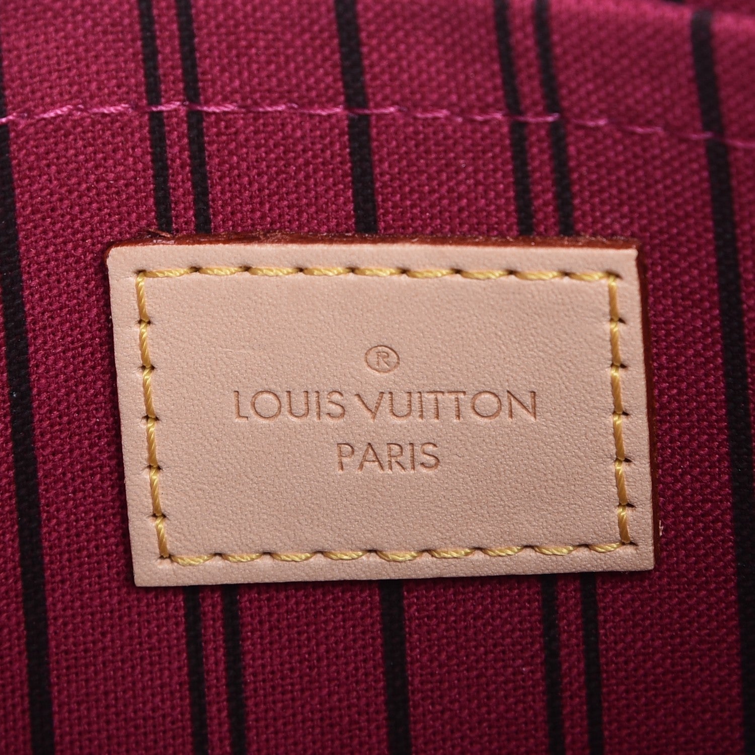 Louis Vuitton Monogram Neverfull MM GM Pochette Pivoine 6 of 8