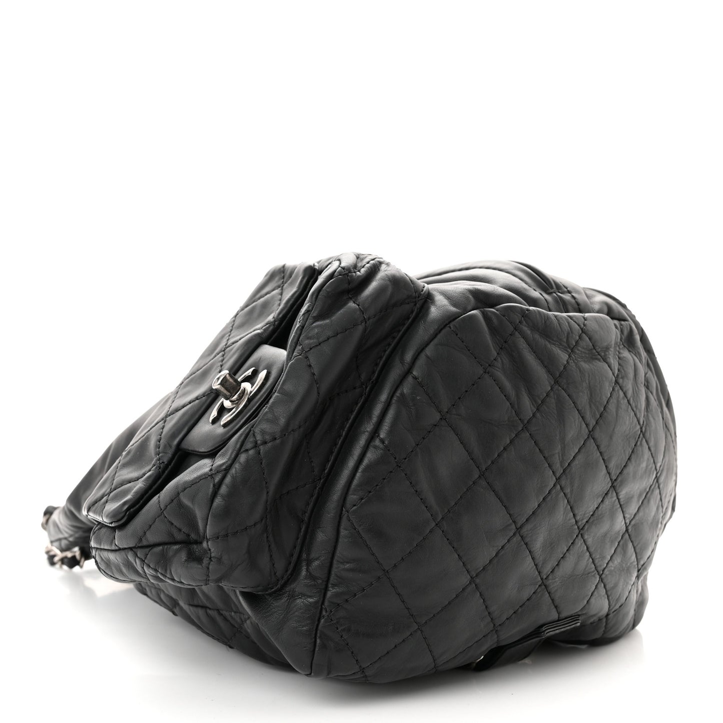 Calfskin Large Backpack Is Back Black