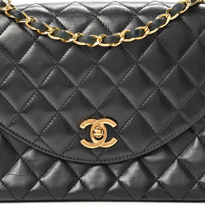 Chanel Lambskin Quilted Small Single Flap Black 8 of 22