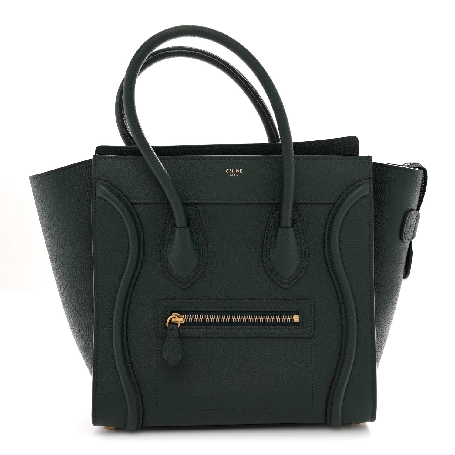 Celine Drummed Calfskin Micro Luggage Amazone 1 of 11
