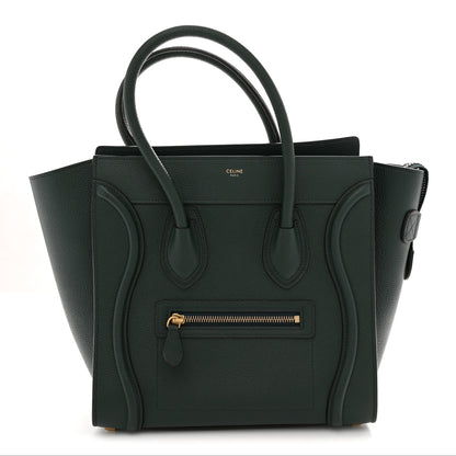 Celine Drummed Calfskin Micro Luggage Amazone 1 of 11