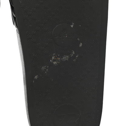 Gucci Rubber Matelasse Womens Slide Sandals 37 Black 9 of 10