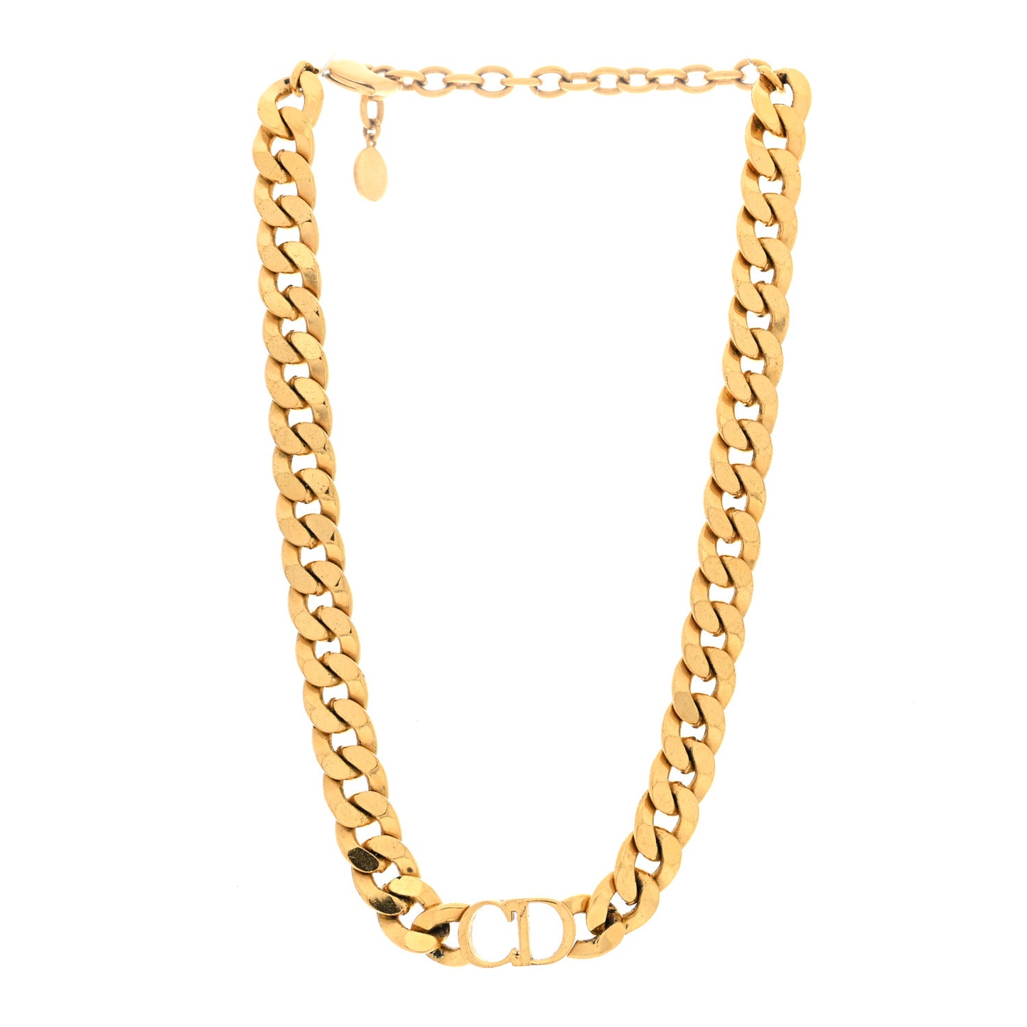 Metal Danseuse Etoile Chain Choker Necklace Gold