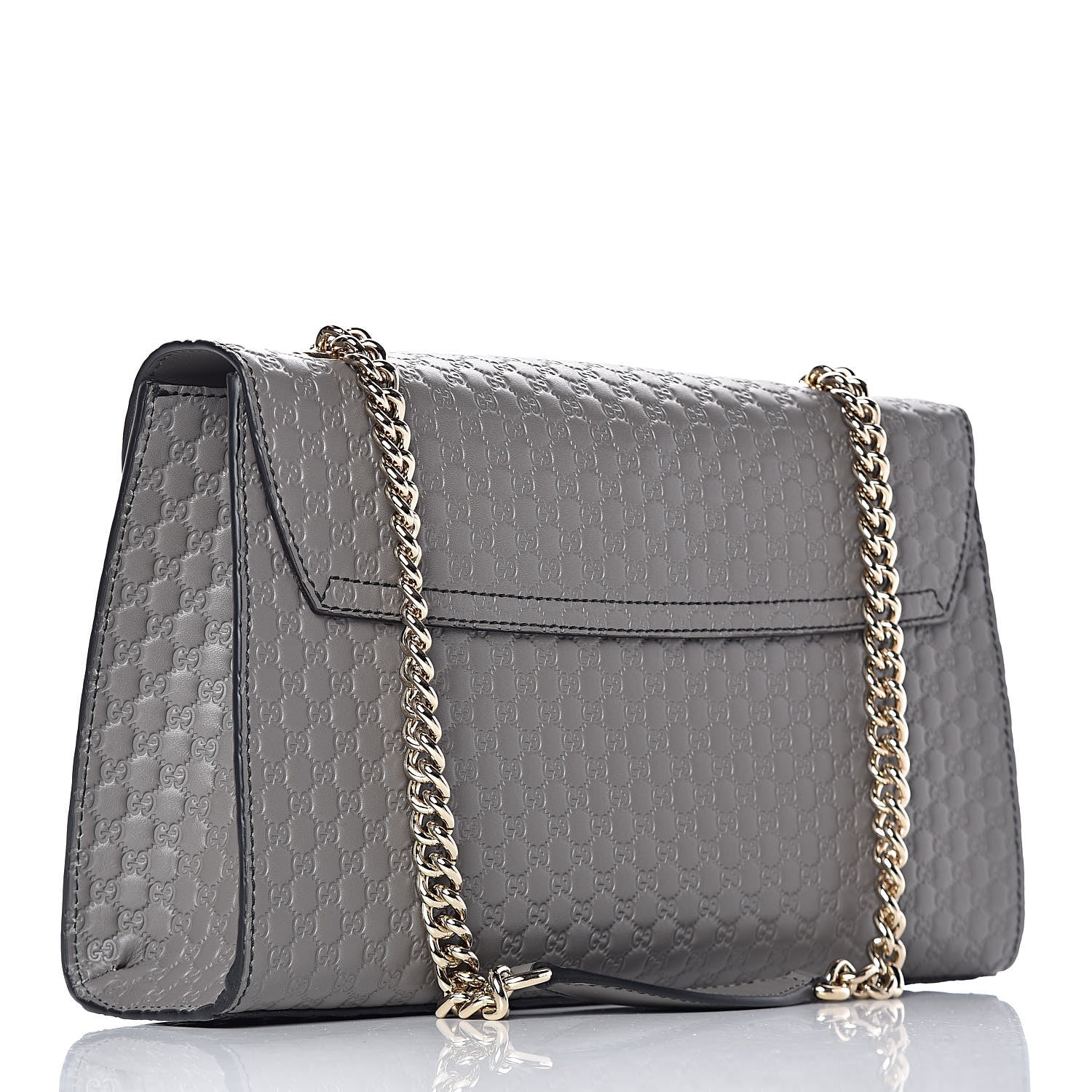 Gucci Soft Microguccissima Medium Emily Chain Shoulder Bag Loess 3 of 10