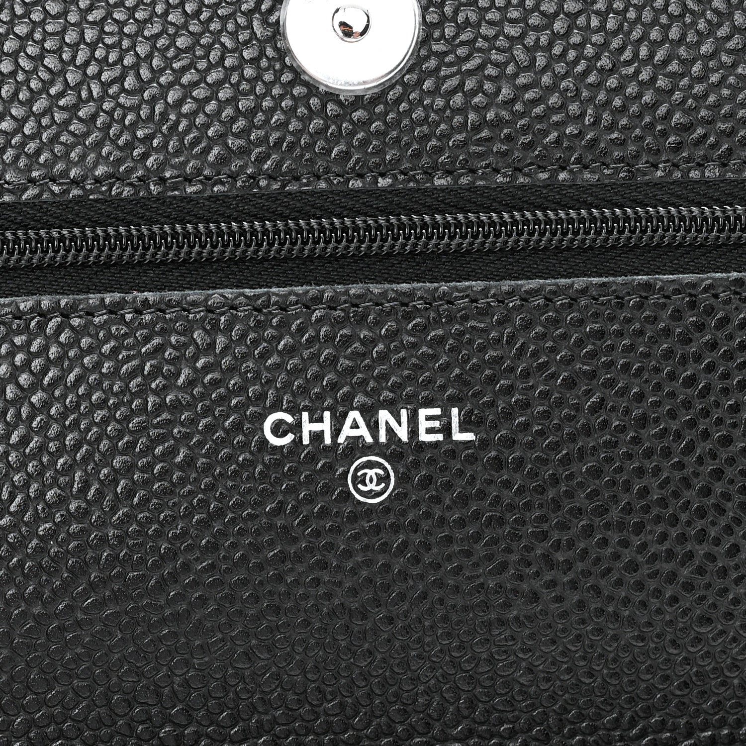 Chanel Caviar Quilted Wallet On Chain WOC Black 5 of 11