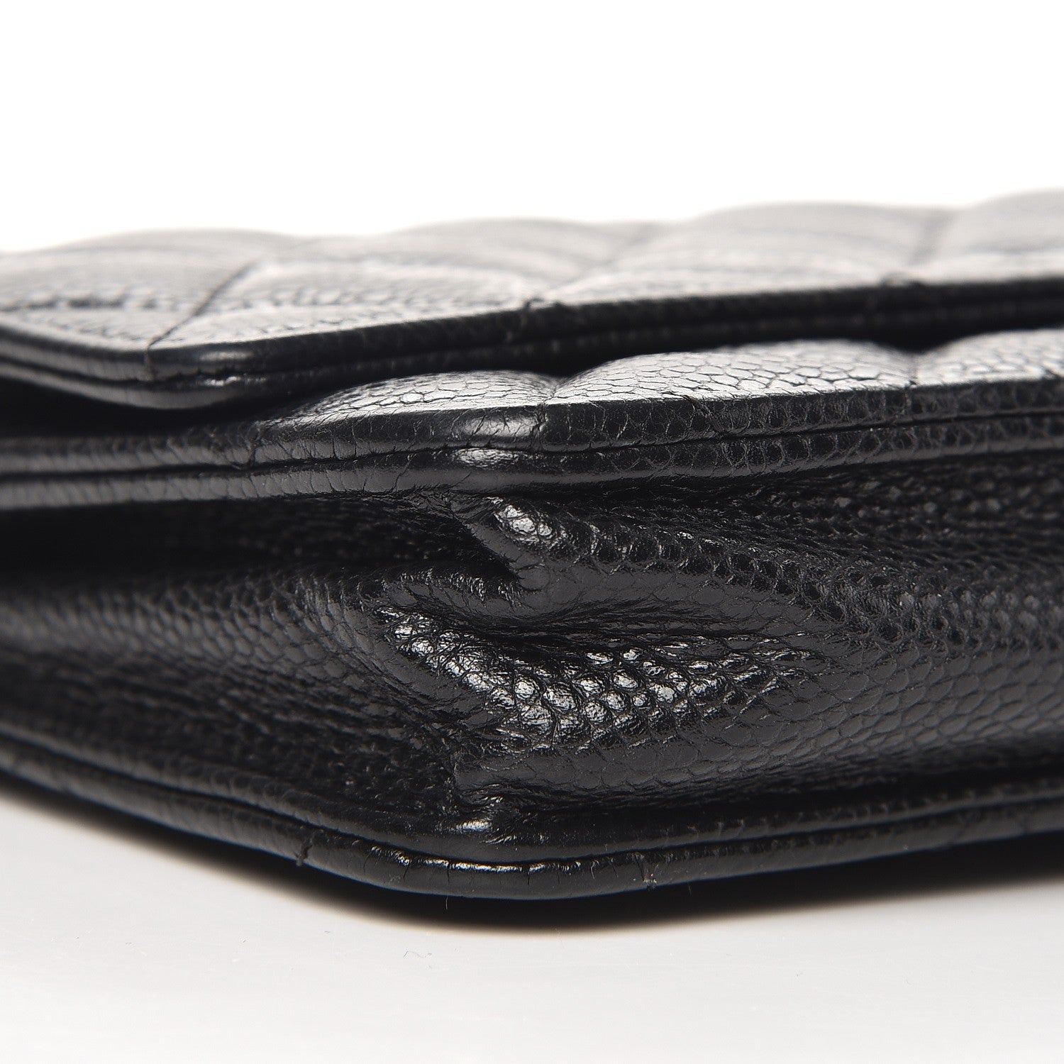 Chanel Caviar Quilted Wallet On Chain WOC Black 11 of 12