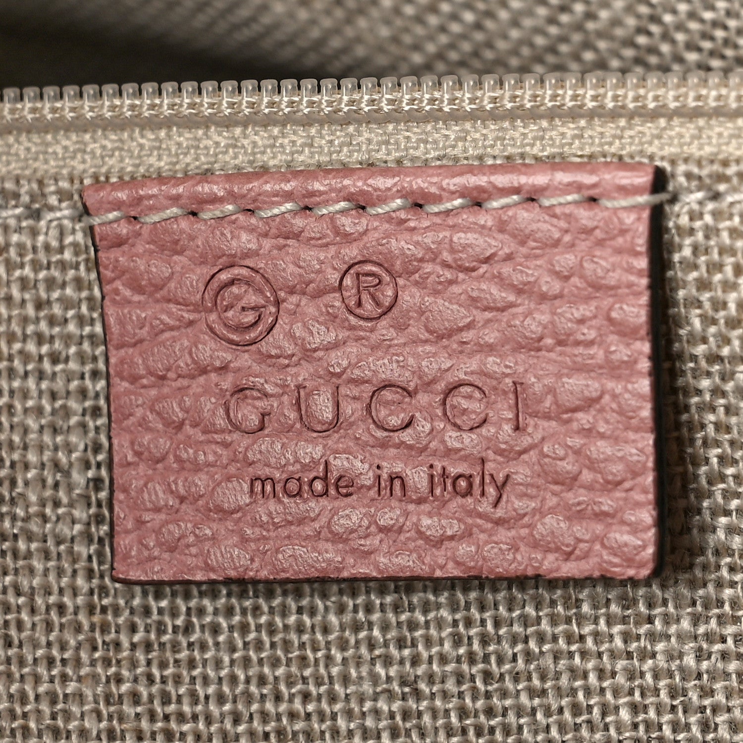 Gucci Dollar Calfskin Large GG Charm Dome Satchel Tote Soft Pink 6 of 12