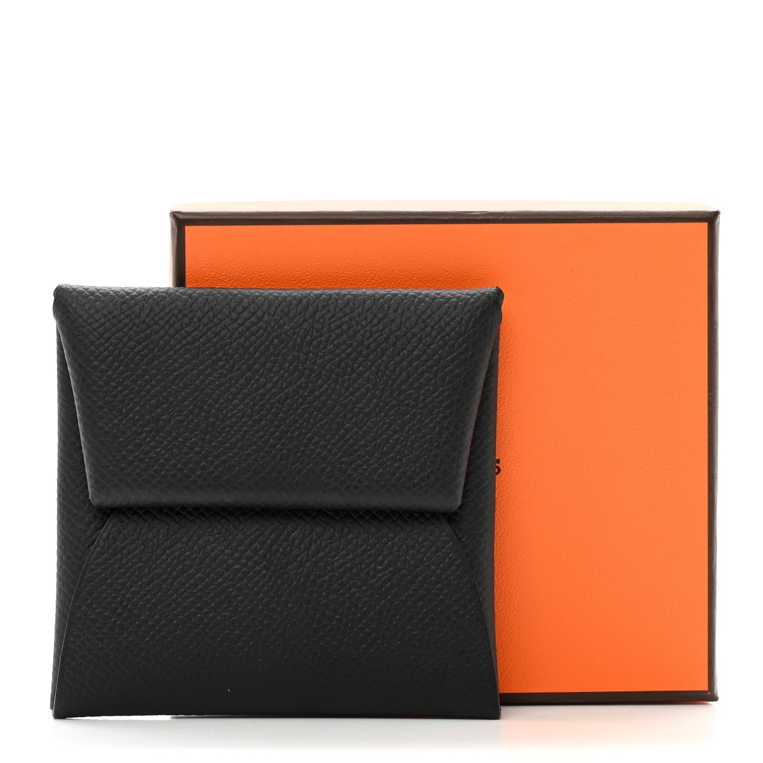 Hermes Epsom Bastia Coin Purse Black 7 of 7