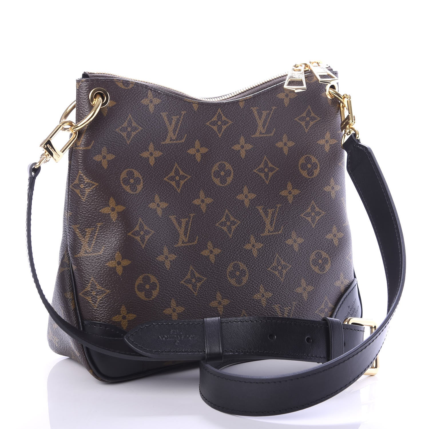 Louis Vuitton Monogram Odeon PM Black 2 of 8