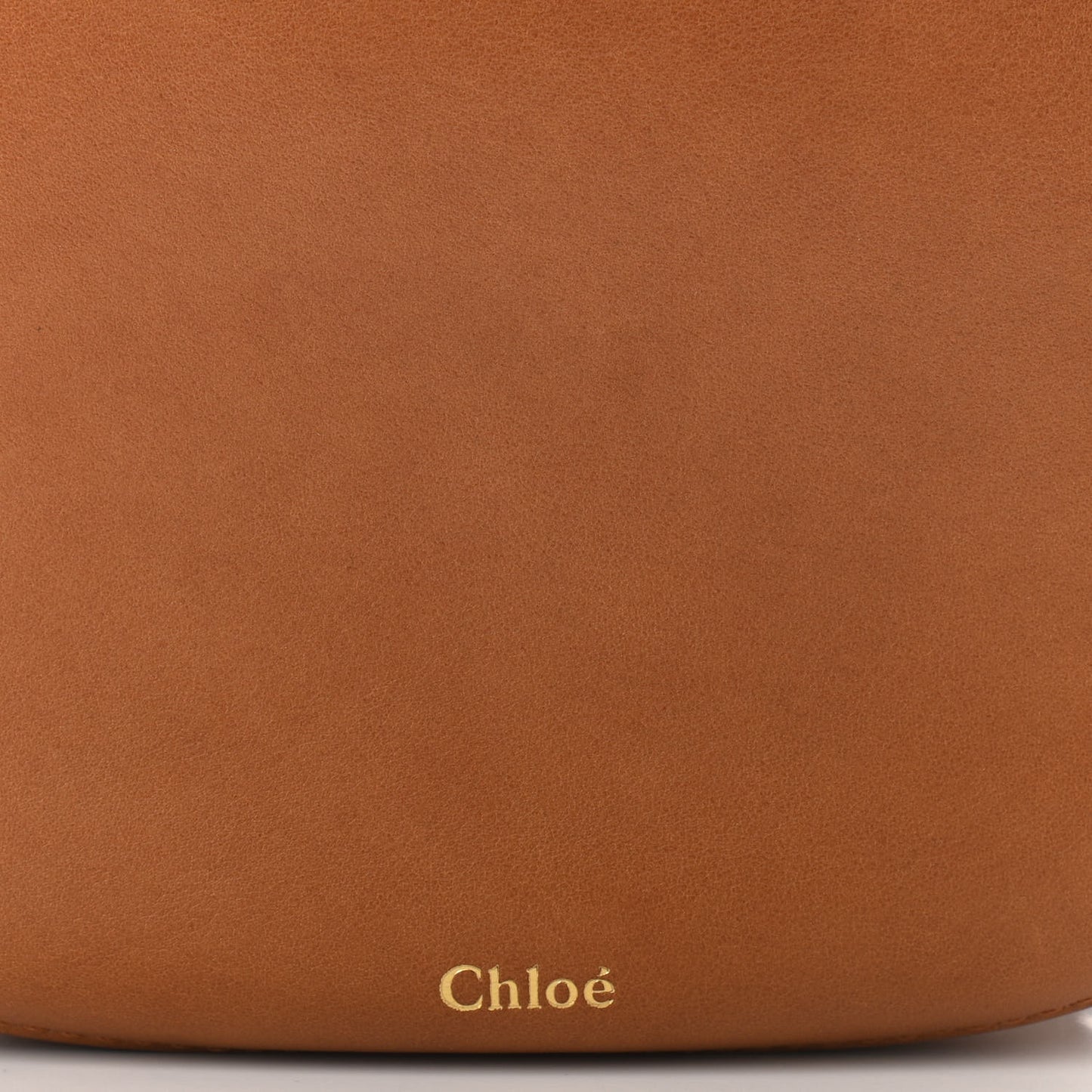 Small Grain Calfskin Kiss Bag Arizona Brown