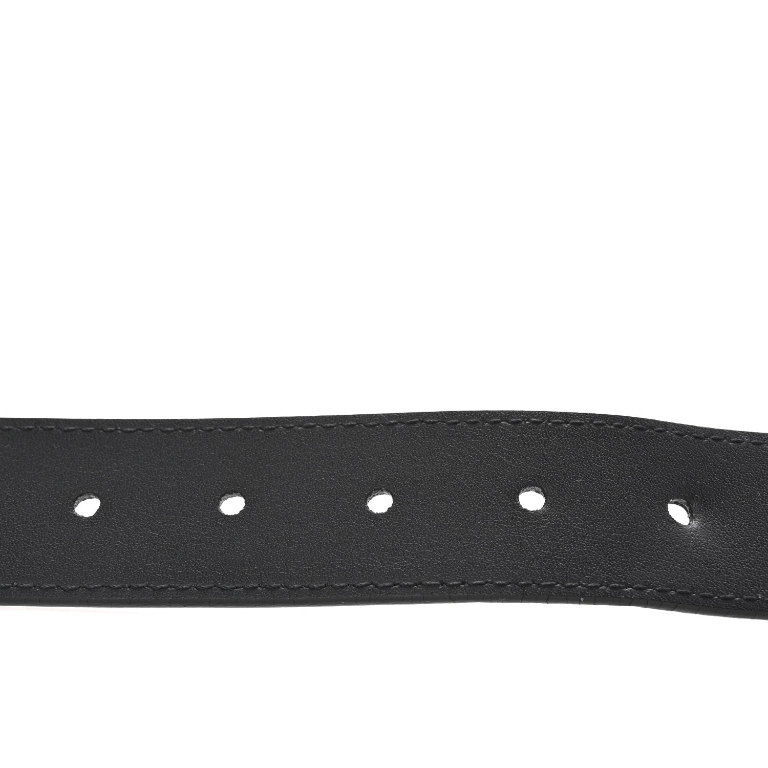Louis Vuitton Calfskin Pont Neuf Belt 75 30 Black 4 of 6