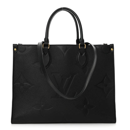 Louis Vuitton Empreinte Monogram Giant Onthego MM Black 1 of 12