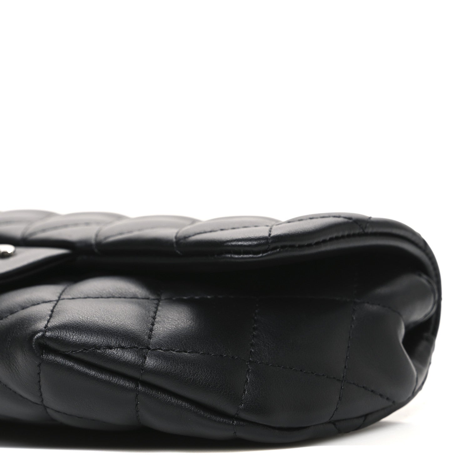 Chanel Calfskin Quilted CC Uniform Flap Belt Bag Black 11 of 11