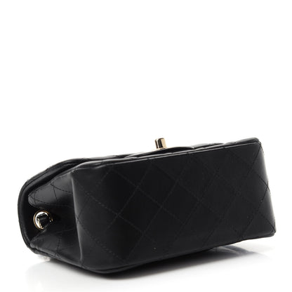 Chanel Lambskin Quilted Mini Square Flap Black 4 of 11