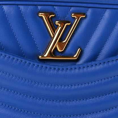 Louis Vuitton Calfskin New Wave Camera Bag Bleu Neon 7 of 10