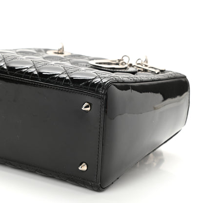Christian Dior Patent Cannage Medium Lady Dior Black 8 of 8
