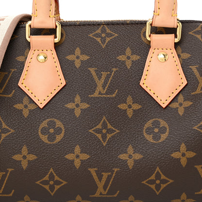 Louis Vuitton Monogram Speedy Bandouliere 20 Beige 7 of 10