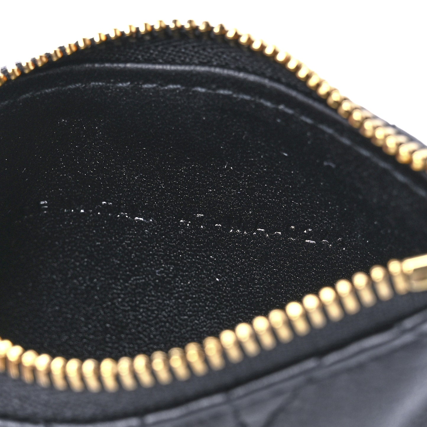 Supple Calfskin Cannage Caro Multifunctional Pouch Black