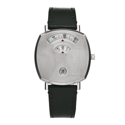 Gucci Stainless Steel Calfskin 35mm Grip Quartz Watch Green 1 of 4
