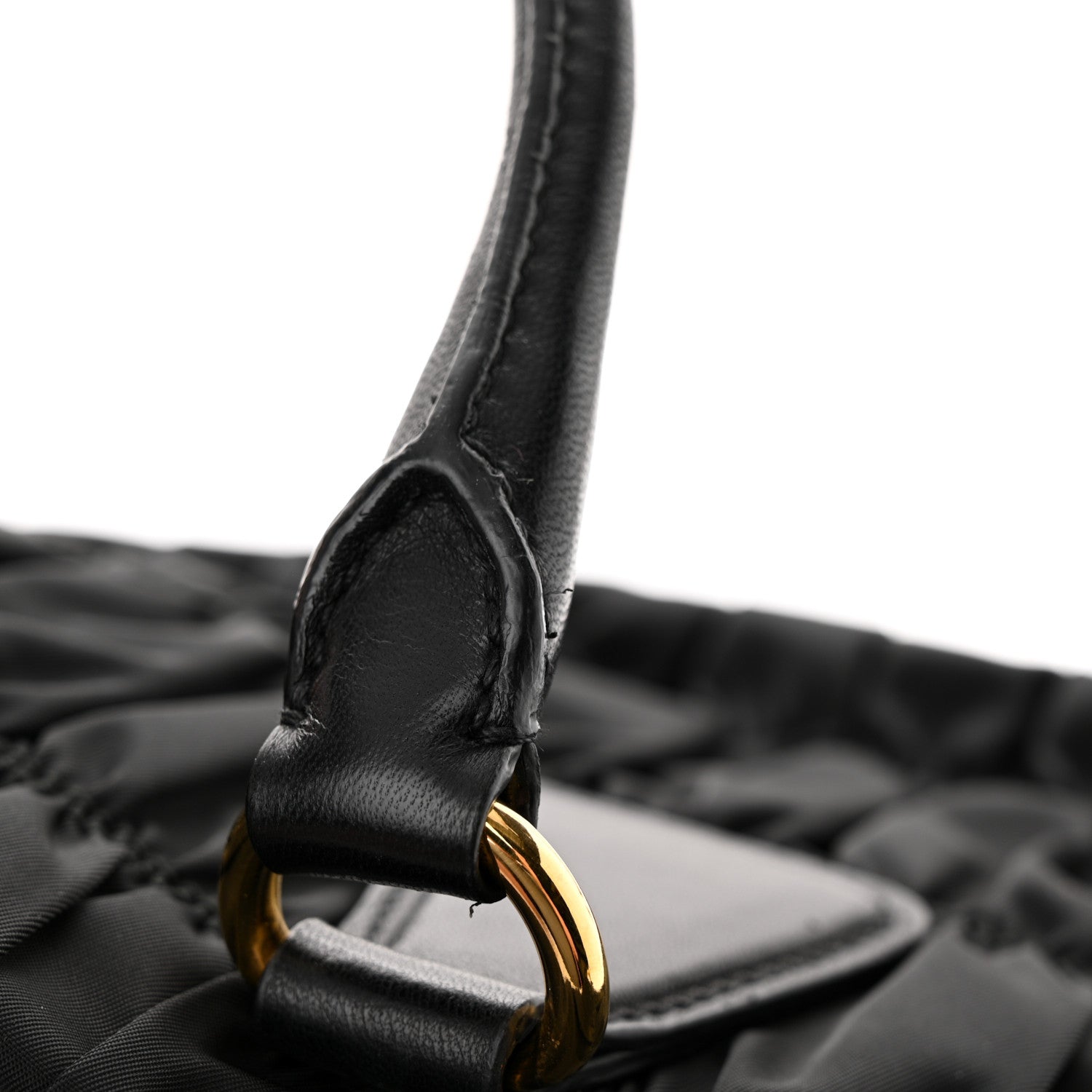 Prada Tessuto Nylon Gaufre Tote Black 13 of 13