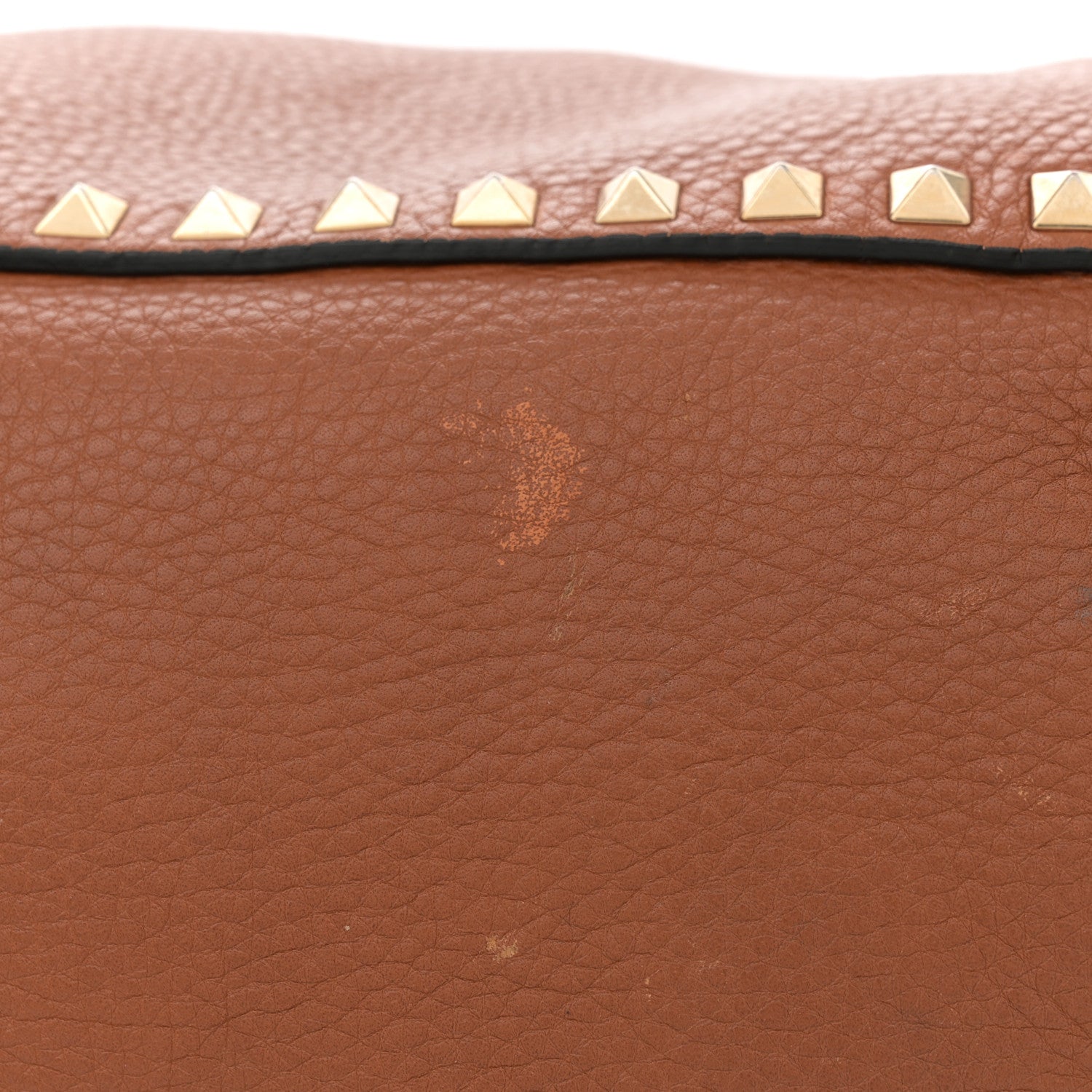 Valentino Garavani Pebbled Calfskin Medium Rockstud Tote Light Cuir 13 of 13
