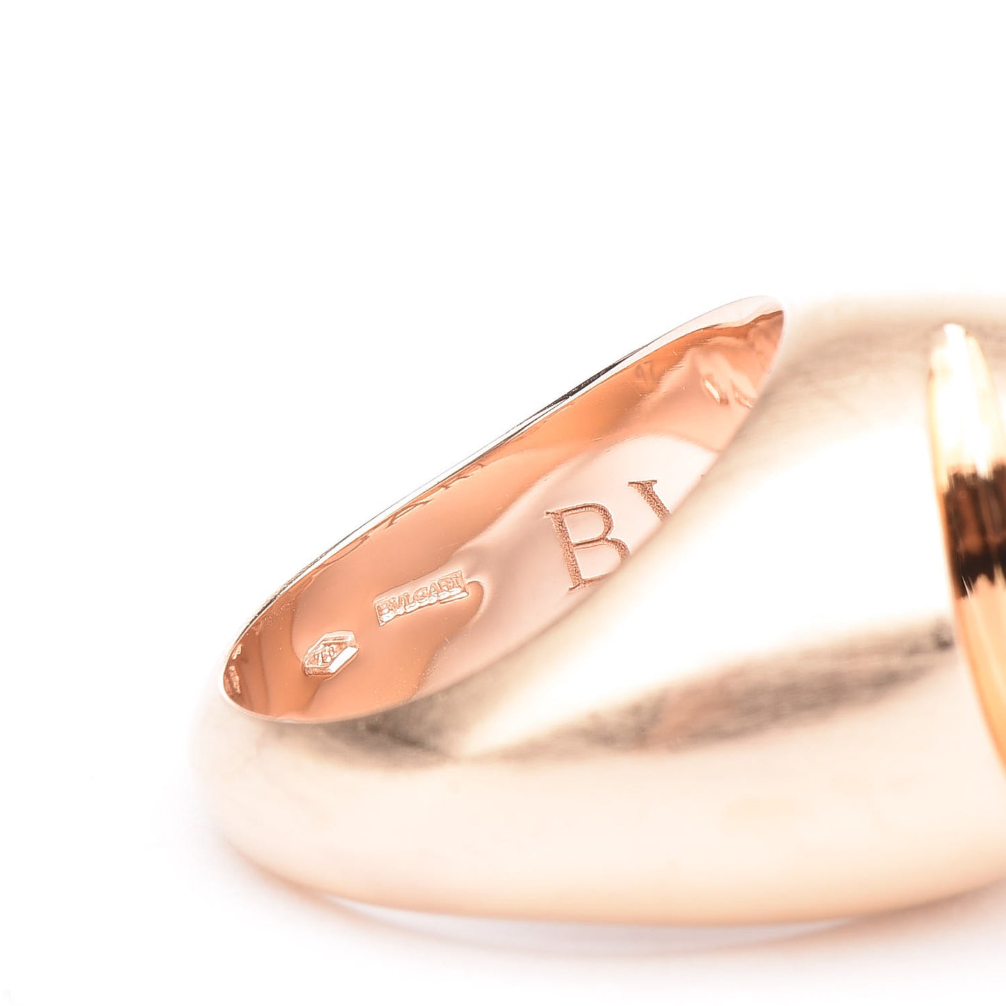 18K Rose Gold Fancy Dome Ring 47 4