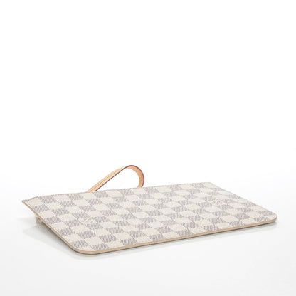Louis Vuitton Damier Azur Neverfull MM GM Pochette Rose Ballerine 4 of 6
