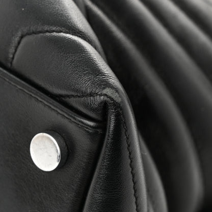 Saint Laurent Calfskin Y Quilted Monogram Large Loulou Chain Satchel Black 11 of 13