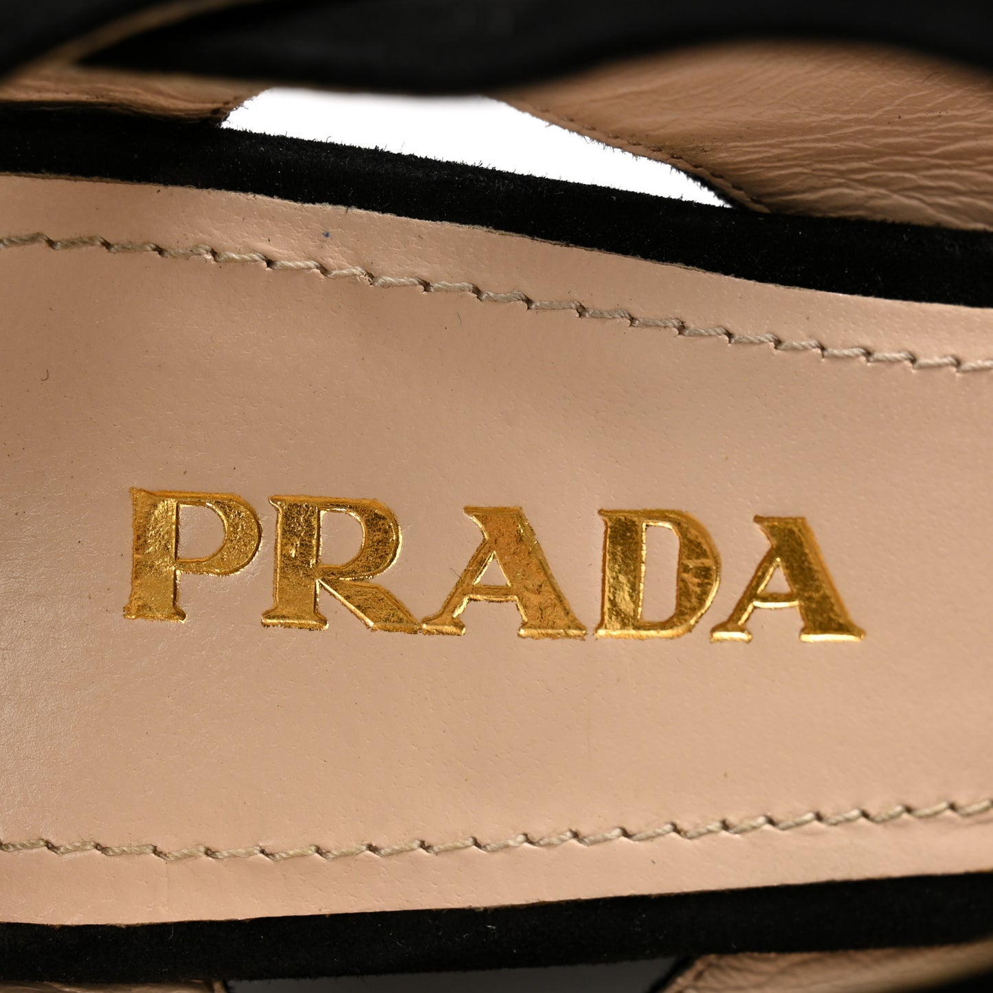 Velvet Platform Sandals 37.5 Black