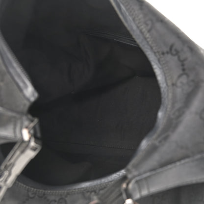 Gucci Nylon Monogram Hobo Black 5 of 9