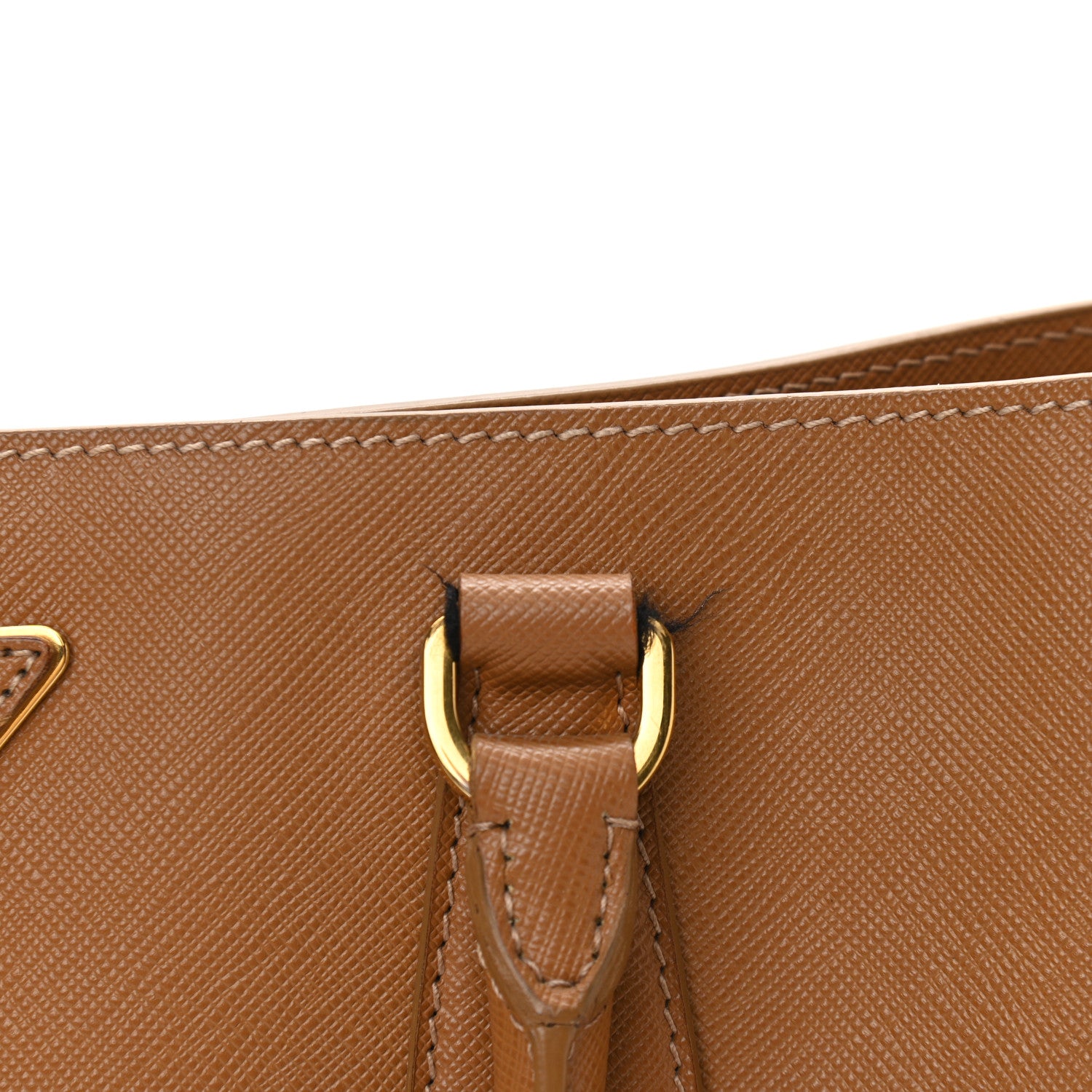 Prada Saffiano Lux Large Tote Caramel 12 of 13